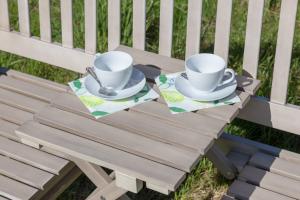 BANC de jardin PIQUE-NIQUE en acacia, GRIS