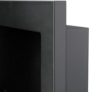 CHEMINEE ETHANOL inox LUXE, 90 cm, noir mat, CALIFORNIE