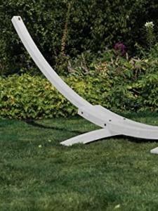 HAMAC JARDIN (support seul) bois massif blanc, 410 cm