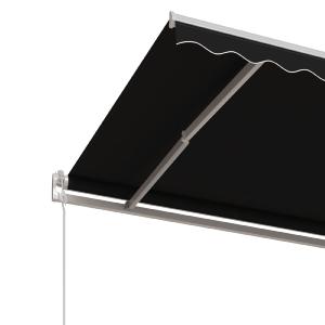 STORE BANNE 600 x 350 cm, motorisé, toile anthracite