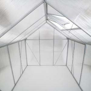 SERRE de JARDIN, aluminium et polycarbonate, 7.75 m²