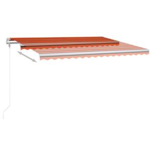 STORE BANNE 400 x 350 cm, électrique, détecteur de vent, LED