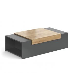 TABLE basse moderne, 110 cm, modèle ESSEN, 2 coloris