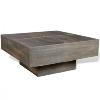 Table basse en bois de mangue, 2 teintes