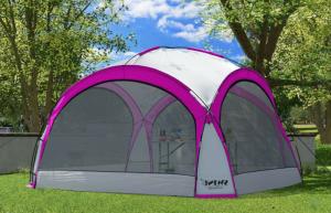 TONNELLE , dôme 460 cm, éclairage led solaire, Violet