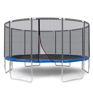 TRAMPOLINE 490 cm, complet, haute qualité, bleu