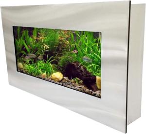 AQUARIUM mural design 60 cm,, aluminium/verre