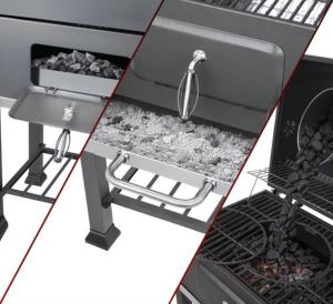 Barbecue fumoir charbon ou bois, XL avec accessoires complets