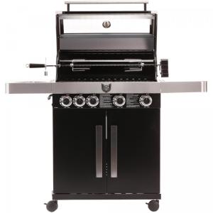 BARBECUE de luxe INOX 5 brûleurs + accessoires