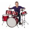 Batterie percussion rouge en bois massif