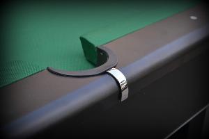 BILLARD 8 Ft bois massif marron, luxe, plateau ardoise 26 mm, HERCULES