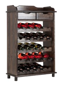 CASIER à VIN en bois massif - Modèle EUROPA, 3 teintes