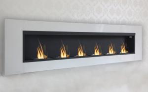 CHEMINEE BIO-ETHANOL méga XL - 216 cm - 6 brûleurs