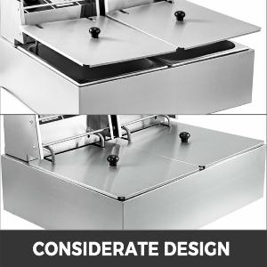FRITEUSE professionnel INOX, 12 Litres, 5000 W