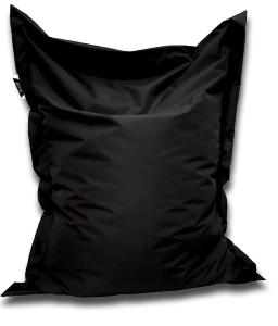 POUF GEANT 200x145 cm, noir, avec remplissage