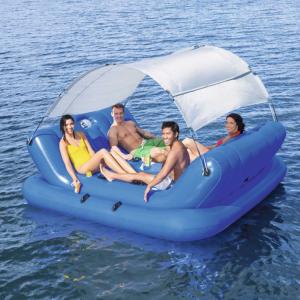 SALON gonflable flottant, 4 personnes