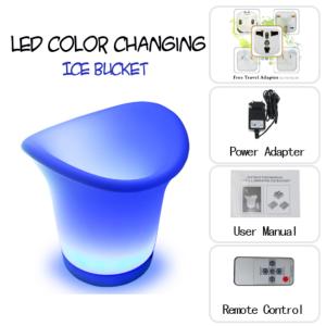 SEAU à GLACE LED à changement de couleur