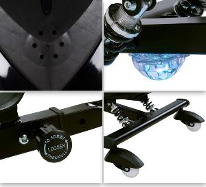TROTTINETTE DRIFT électrique 250 W, noir, avec LEDS, pour enfant