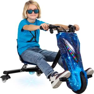 TROTTINETTE DRIFT électrique, 5 coloris, 250 W, LEDS, pour enfant