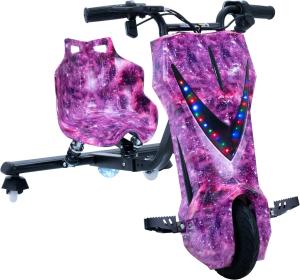 TROTTINETTE DRIFT électrique, 250 W, avec LEDS, violet