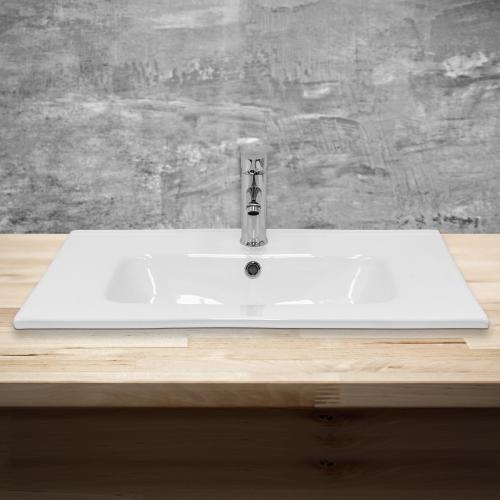 VASQUE XXL 81 cm, encastrable céramique, salle de bain.
