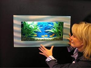 AQUARIUM mural design 60 cm,, aluminium/verre