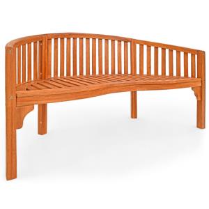 Banc de jardin design, en eucalyptus