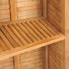 Table bar HAUTE QUALITE pliable en Teck, avec 2 tabourets