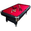 BILLARD 8Ft, Bois noir, 3 coloris de tapis