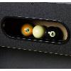 BILLARD type PRO 8Ft, Bois noir, tapis bleu