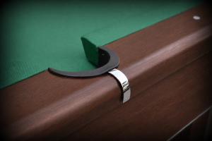 TABLE de BILLARD PROFESSIONNEL 8 FT en bois marron, plateau ardoise – modèle APPOLON