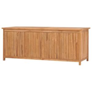 COFFRE de rangement, 150 cm en bois de teck massif