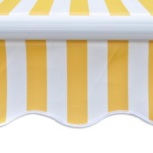 STORE BANNE 350 x 250 cm, électrique, détecteur de vent, LED