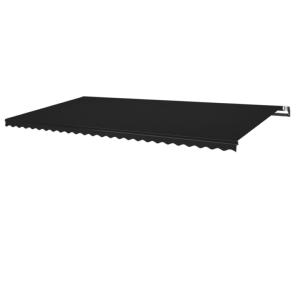 STORE BANNE anthracite 600 x 350 cm, motorisé, toile anthracite