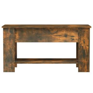 TABLE basse, coloris bois brûlé, 100 cm, plateau relevable