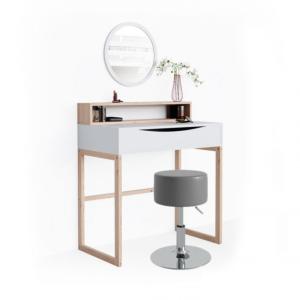 Tabouret réglable, gris pour meuble coiffeuse