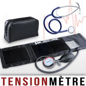 Tensiomètre bras avec stéthoscope