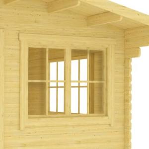 ABRI de jardin en bois massif 34 mm, surface 15 m²