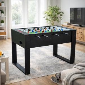 BABY FOOT moderne, barres télescopiques, noir