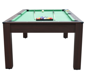 BILLARD anglais/français/ping-pong, MARRON, avec plateau table, 215 cm