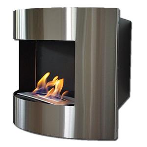 Cheminée bioéthanol d’angle MERCURE – Murale – 2,25 kW, 3 coloris