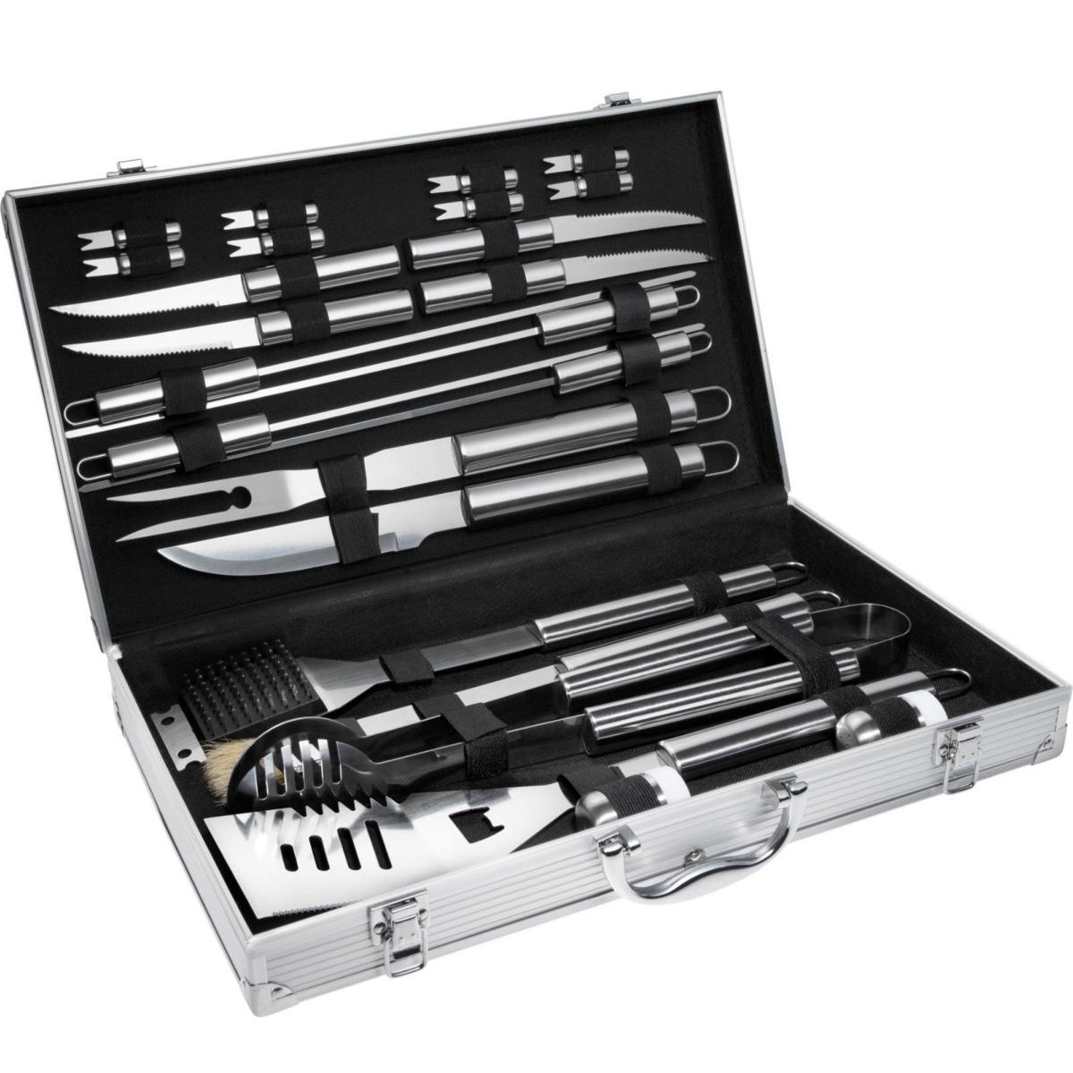 GrillBoss: Set d'accessoires en inox pour barbecue dans un coffret