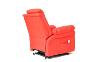 FAUTEUIL inclinable, massant et chauffant, électrique en cuir rouge, REDCOOL3