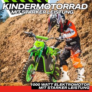 MOTO cross ELECTRIQUE enfant, 500 watts, NOIR