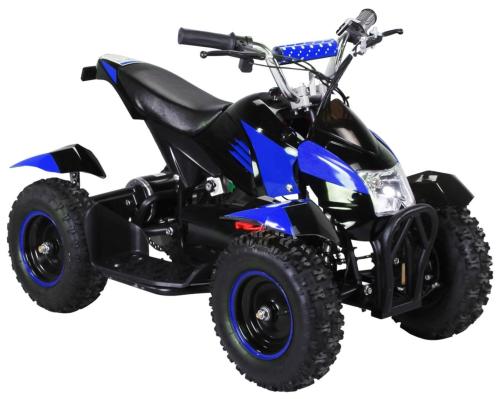 QUAD ELECTRIQUE ENFANT, 800 Watts, noir et bleu