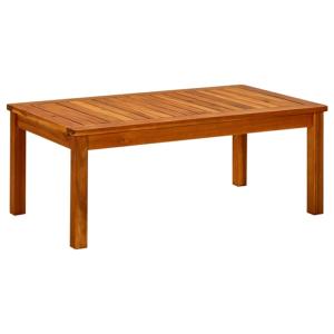 Salon de jardin en bois d'acacia massif 6 places – 2 bancs, 2 fauteuils et table basse – Sculptures roses – Coussins inclus