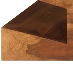 TABLE basse 90 x 60 cm, bois massif sesham, ALIA