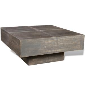 Table basse en bois de mangue, 2 teintes