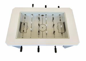 BABY FOOT, 2 en 1 table basse, couleur blanc