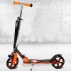 Trottinette design, pliable, orange et noir